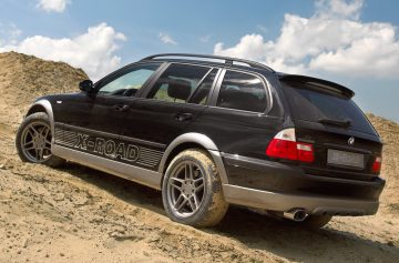 BMW E46 transformado en todoterreno por AC Schnitzer, listo para la aventura.