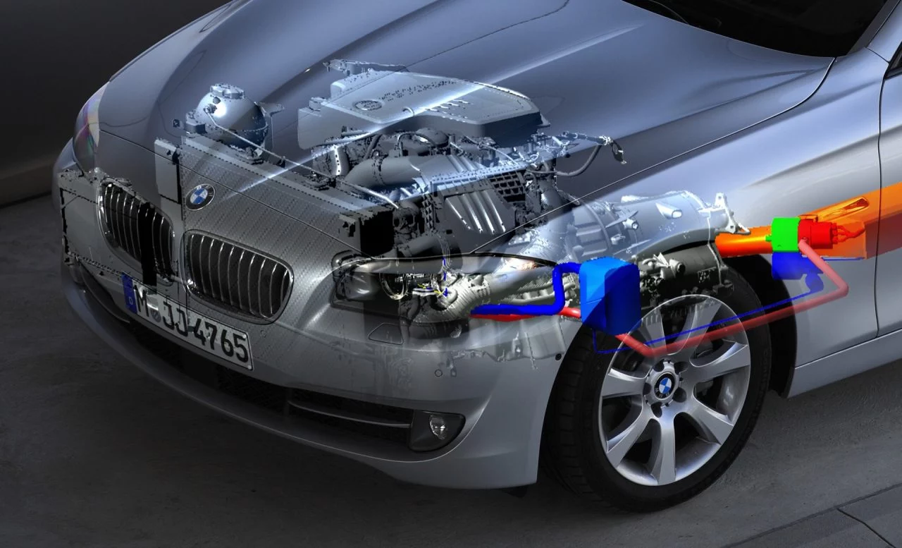 Innovador Turbosteamer de BMW que combina vapor y gasolina.