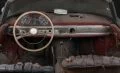 Volante y cuadro de instrumentos clásicos Mercedes 300 SL, precisa restauración.