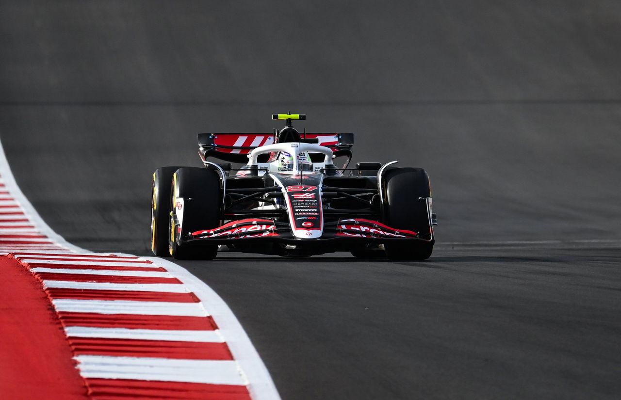 Hülkenberg conquista el asfalto en el GP de Austin 2024, mostrando la agilidad de su monoplaza.