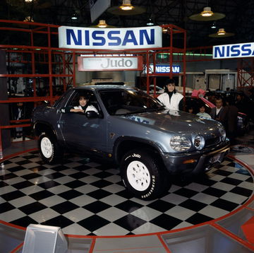 Vista frontal y lateral del Nissan Judo Concept, pionero en diseño y aerodinámica