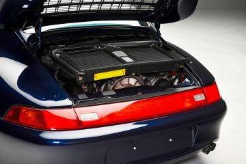 Vista del Porsche 993, un tributo al legado de la refrigeración por aire.