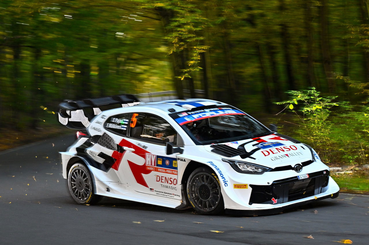 Volkswagen Polo GTI R5 compitiendo en el Rally de Centroeuropa