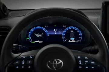 Vista del cuadro de instrumentos digital del Yaris Cross