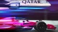 Audi F1 compitiendo con fondo de Qatar Airways.