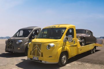 Furgones Caselani con diseño retro inspirado en el Citroën 2CV.