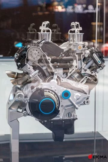 El nuevo motor V4 de un litro, 212 CV y 14.500 rpm que promete revolucionar el sector.