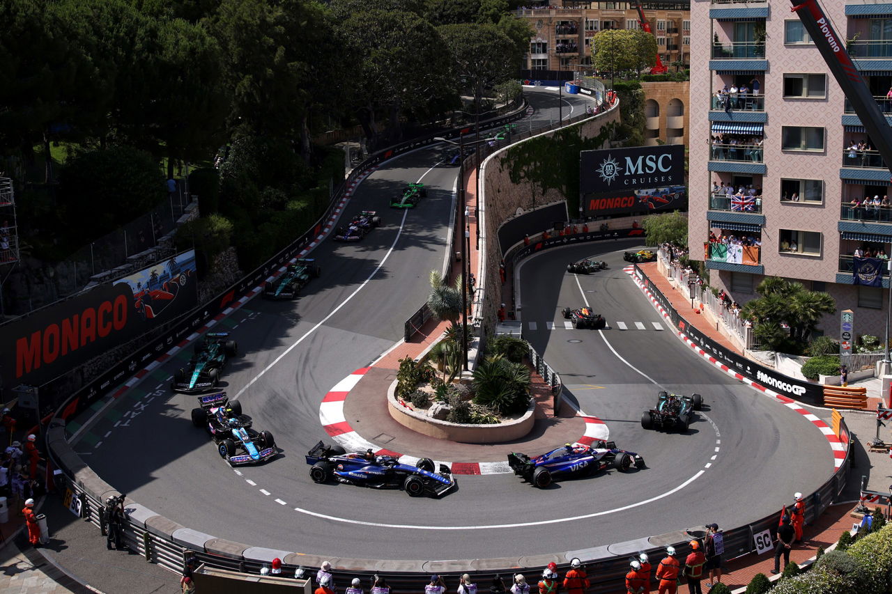 Vista general del circuito de Mónaco, mostrando la esencia de la Fórmula 1. 