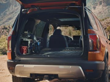 Amplio maletero del Honda Passport, ideal para aventuras al aire libre.