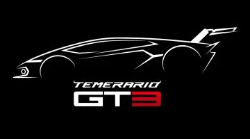 Esbozo del Lamborghini Temerario GT3, anticipando su potente diseño.