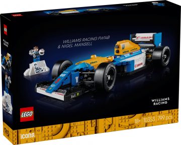 Set LEGO que rinde homenaje al Williams FW14B de Nigel Mansell, perfecto para los amantes de la F1.