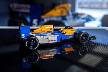 Modelo de Williams FW14B de LEGO, un ícono de la Fórmula 1.