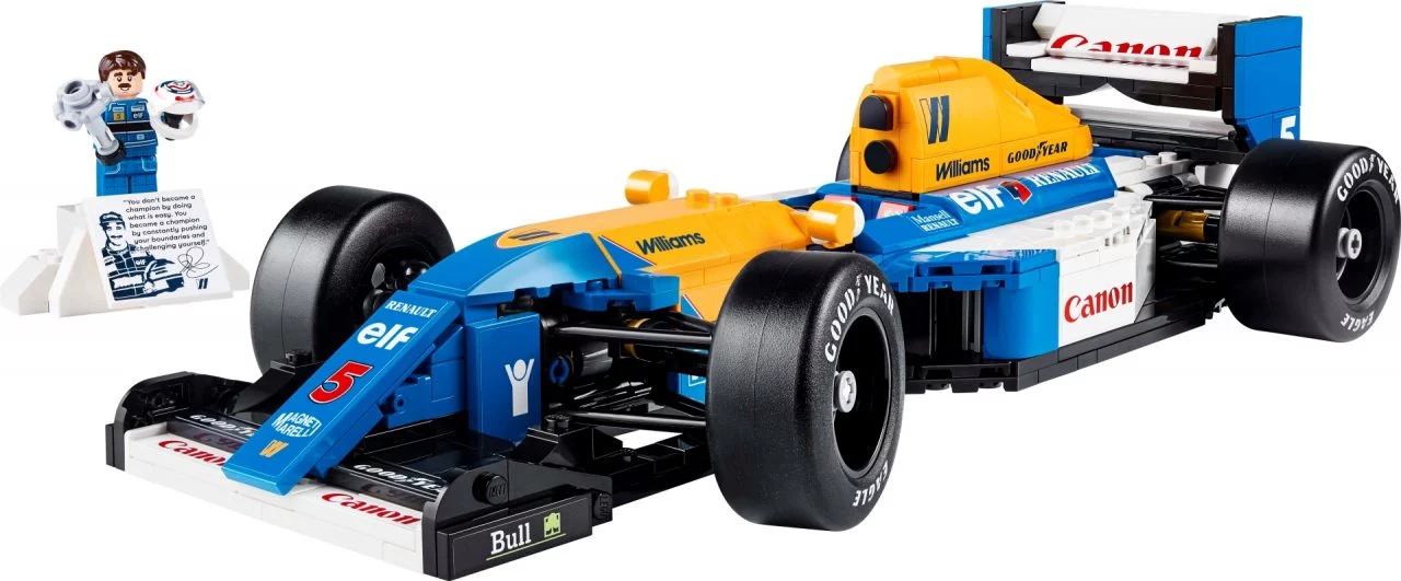 Modelo a escala del Williams FW14B, un clásico de la Fórmula 1 de los 90.