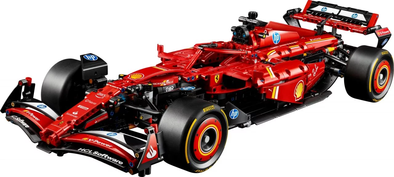 El modelo LEGO Technic SF 14 destaca por su diseño preciso y detalles mecánicos fascinantes.