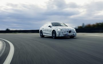 Dinámica del CLA eléctrico en prueba, camuflaje aún presente