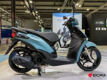 Scooter italiano con diseño moderno, bajo coste de mantenimiento y eficiencia energética