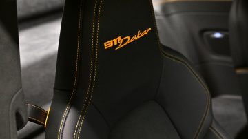 Asiento deportivo del Porsche 911 Dakar, un diseño que combina confort y rendimiento