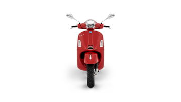 Vista posterior y lateral de la Vespa GTS 310 Euro 5+, con diseño clásico y moderno.