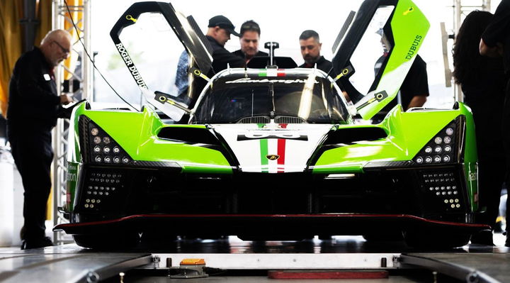 El Lamborghini SC63 se prepara para brillar en la Copa de Resistencia de la IMSA.