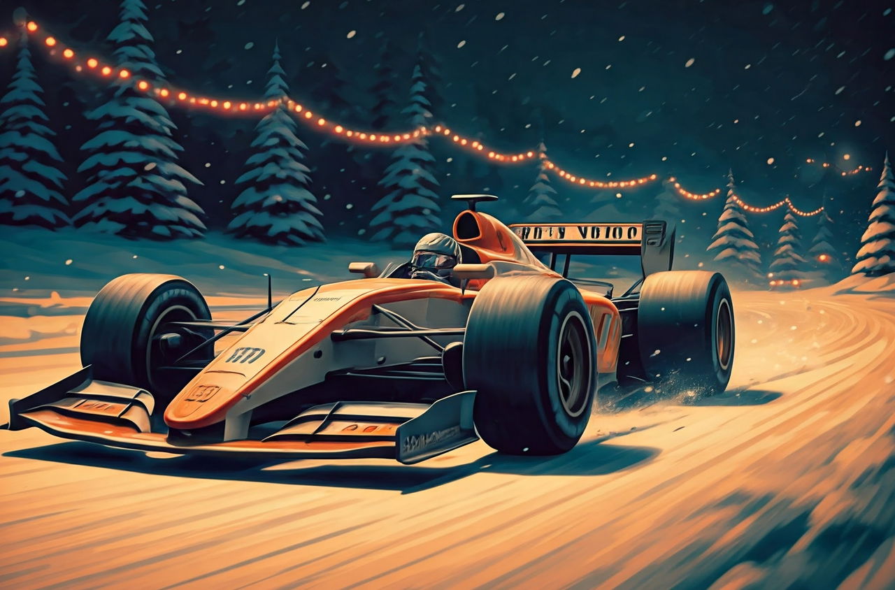 Desde Diariomotor Competición os deseamos Feliz Navidad con un toque de velocidad.