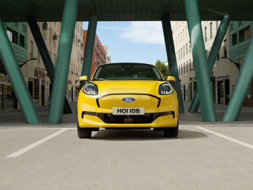 El Ford Puma eléctrico destaca por su diseño compacto y moderno.