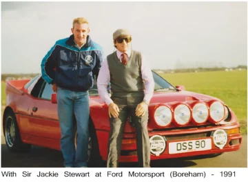 Ford RS200S, el primer superdeportivo del Grupo B, con su icónico color rojo.