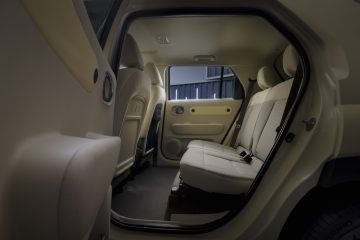 Interior trasero del Hyundai Inster, con espacio y comodidad optimizados.