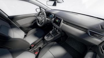 Interior del Renault Clio Evolution, con un diseño moderno y funcional.