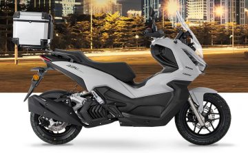 La Linhai ADV Buck 125 destaca por su diseño moderno y utilitario.