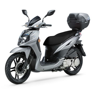 Scooter SYM Symphony 125, ideal para la ciudad con diseño moderno y práctico.