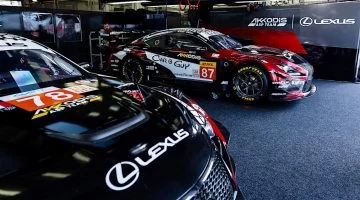 Lexus RC F GT3 preparado para la temporada 2024 en el WEC.