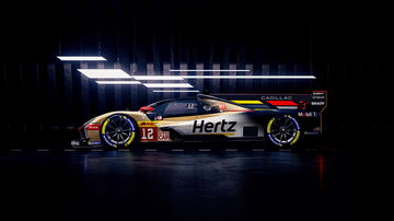 Cadillac Hertz Team JOTA presenta su prototipo V-Series, destacando su diseño elegante.