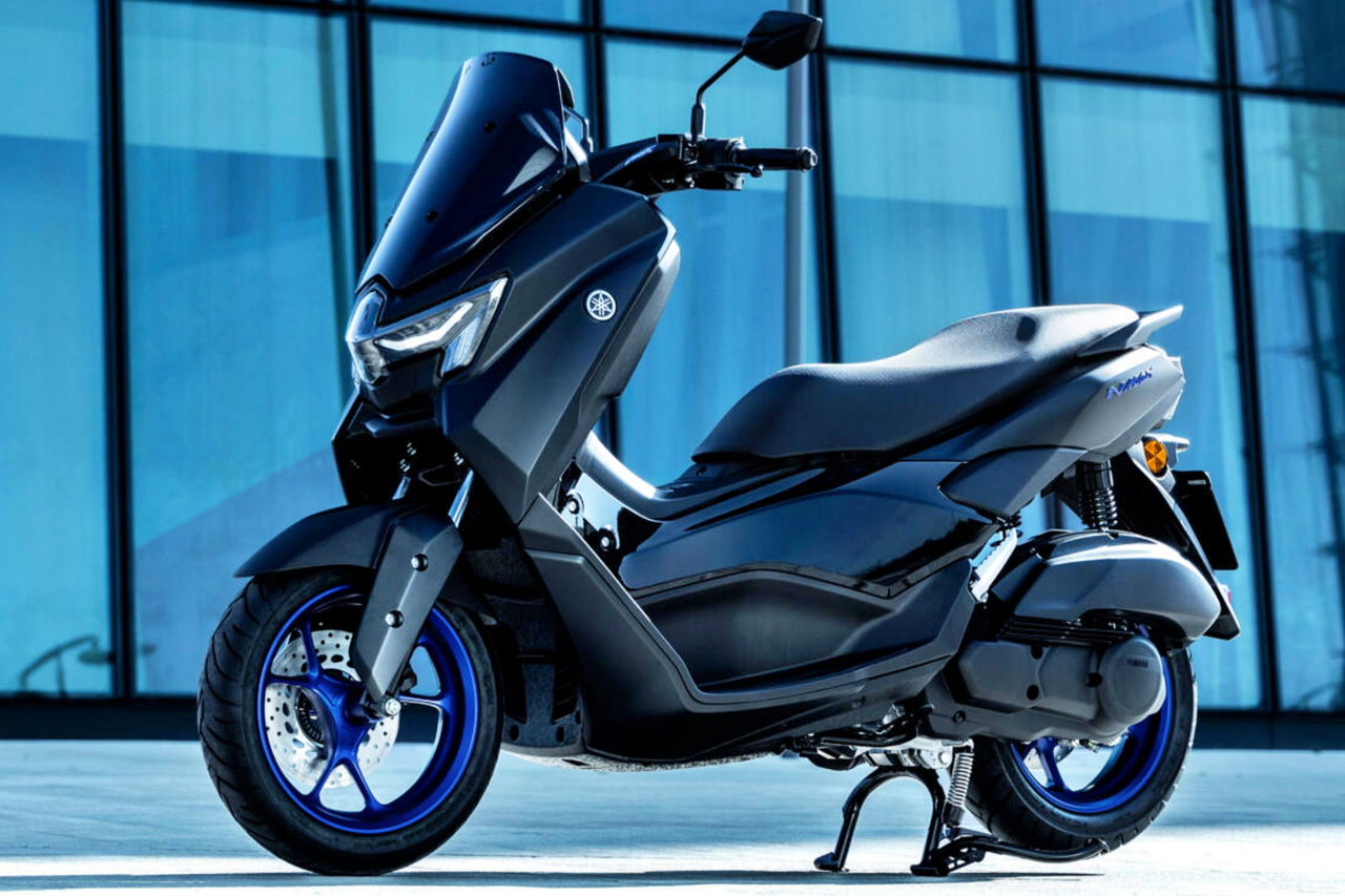 El nuevo Yamaha N-Max 125 ofrece un diseño moderno y atractivo con líneas agresivas.