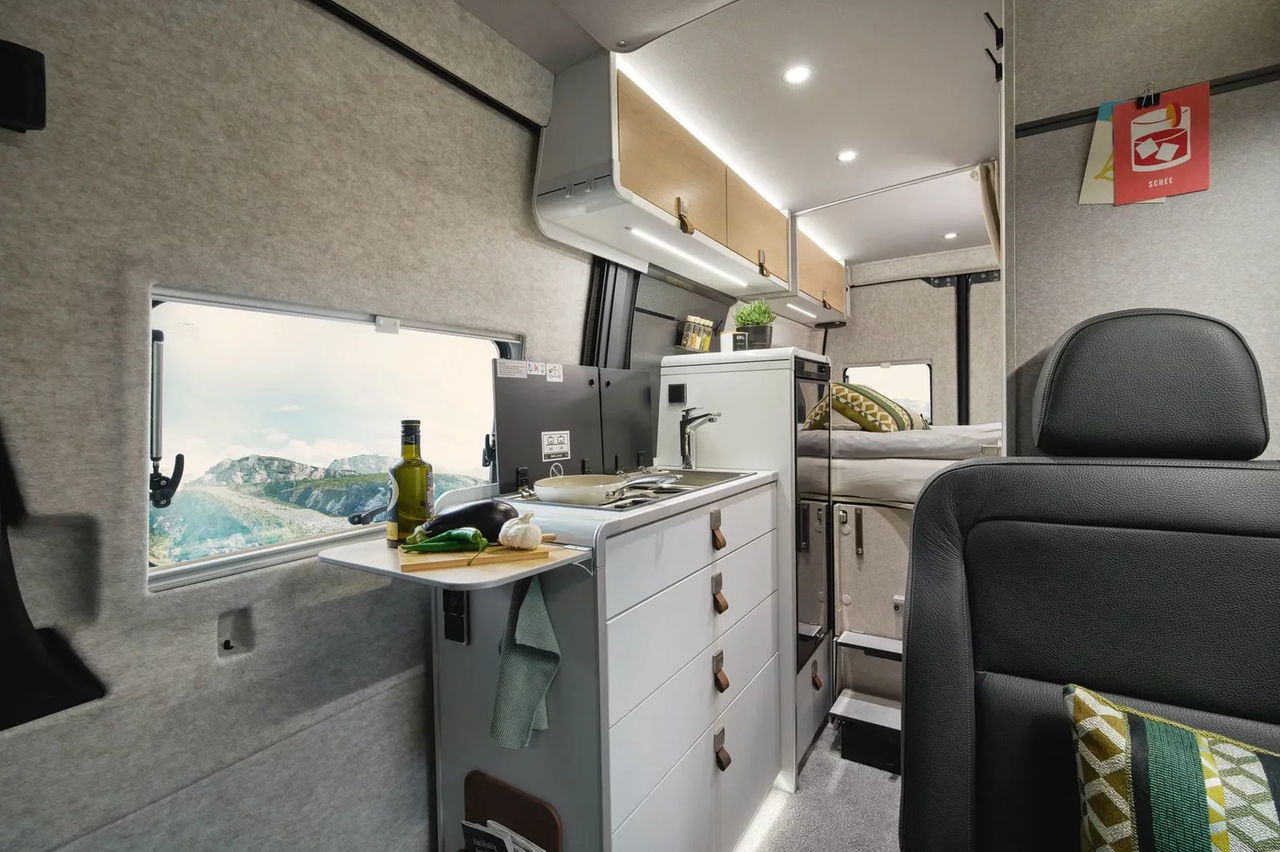 Esta camper 4x4 es un lujo y cuenta con lo último en conectividad WLAN 5G.