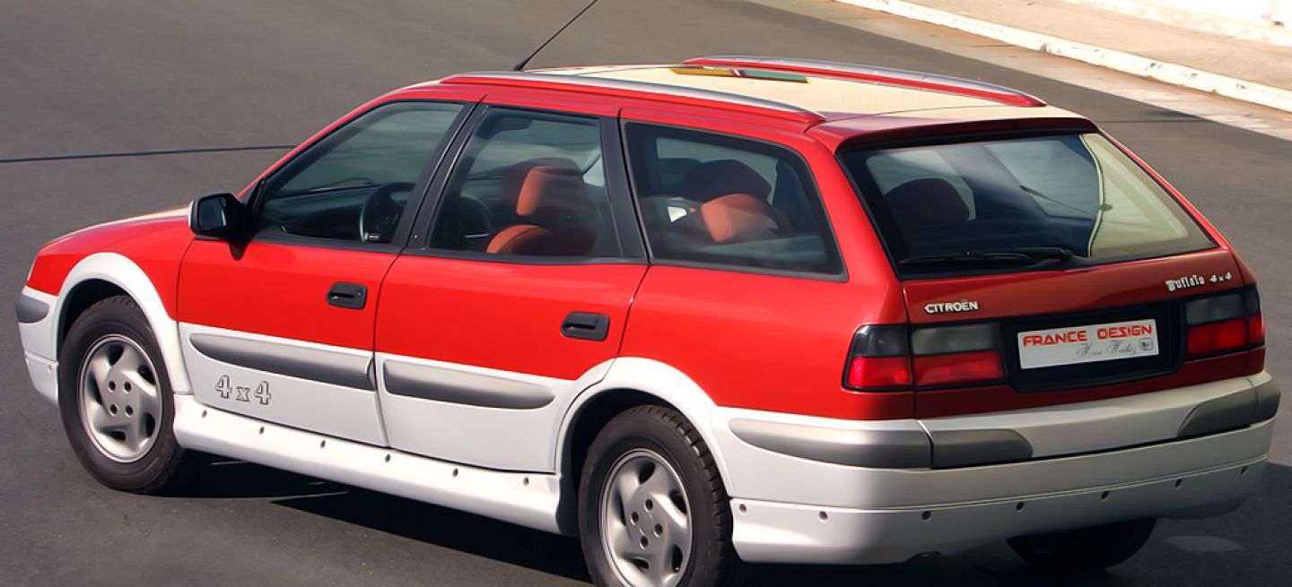 Prototipo Citroën Xantia Break 4x4 con diseño aventurero.