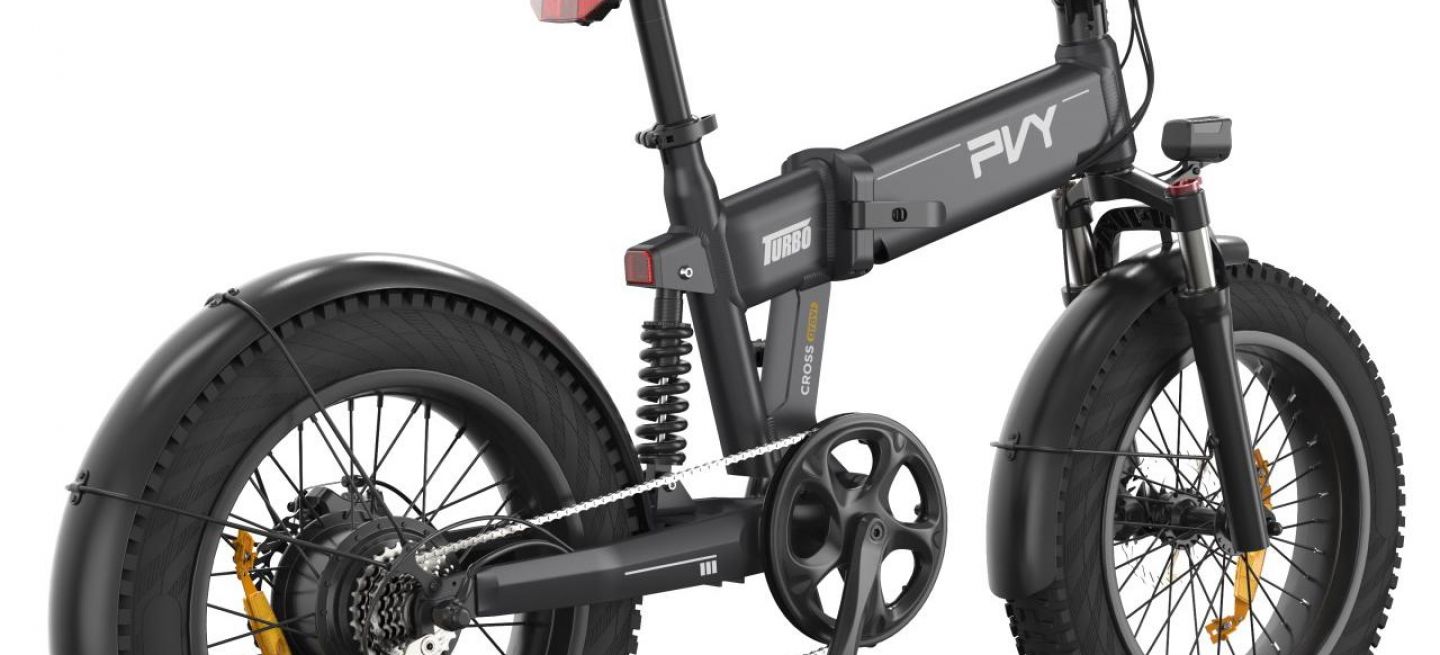 Ebike todoterreno plegable con diseño robusto y aspecto SUV, autonomía destacada.