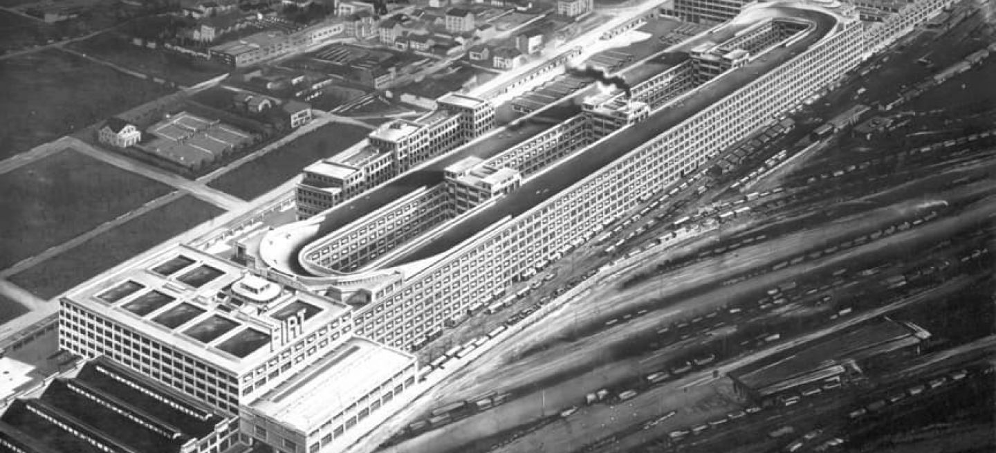 Fabrica Fiat Edificio Lingotto 1928 Vista