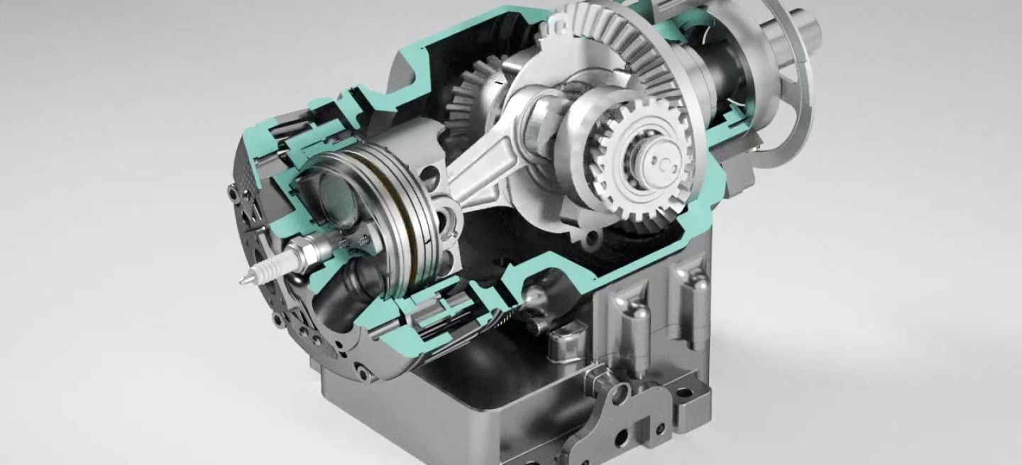 Vista explotada de un motor eléctrico, detalle técnico imprescindible para entendidos.