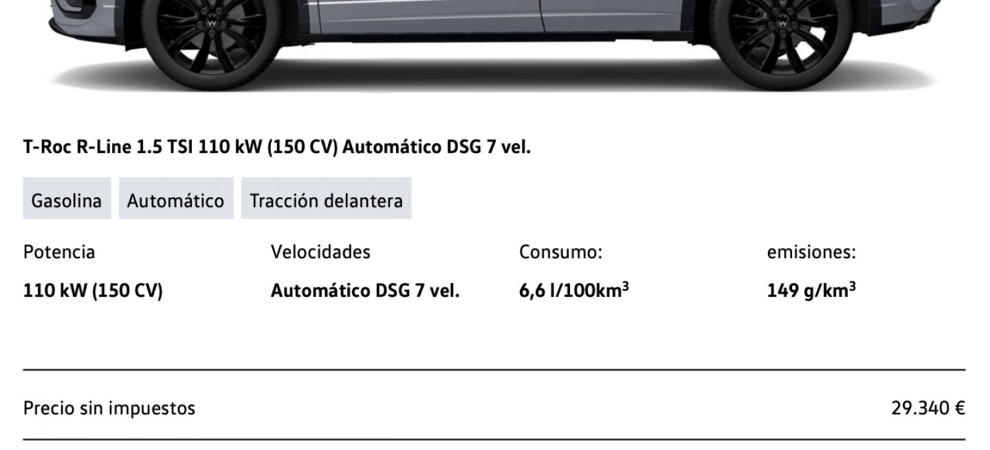 Precio Volkswagen T Roc 2022 2