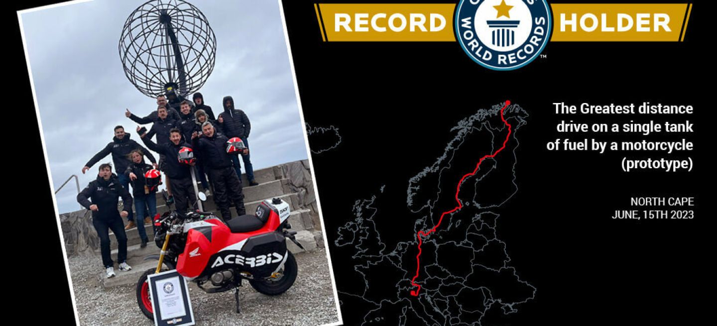 Record Moto 4183 Km Guinness