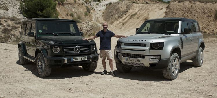 Land Rover Defender vs Mercedes Clase G: batalla 4x4 en vídeo