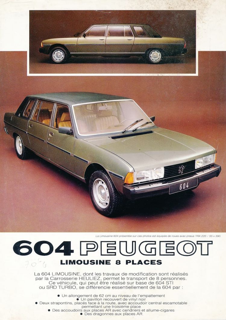 Peugeot 604 Limousine Pope John Paul 07